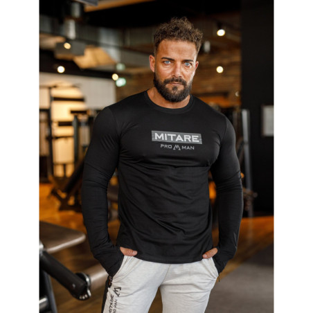 Langarm-T-Shirt K094 schwarz MITARE PRO MAN