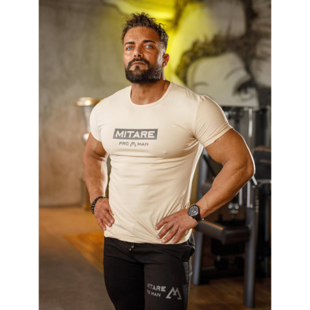 T-Shirt K093 beige MITARE PRO MAN
