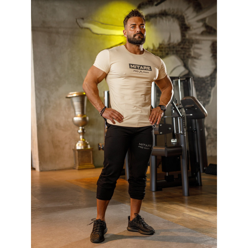 T-Shirt K093 beige MITARE PRO MAN