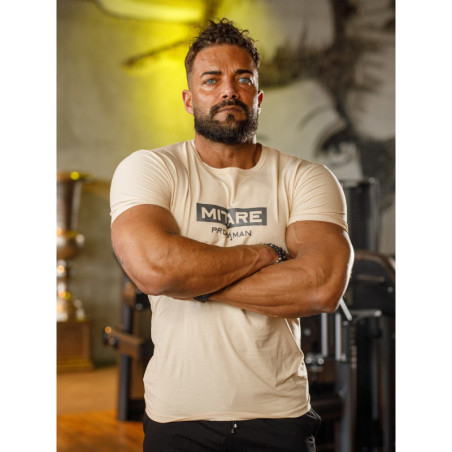 T-Shirt K093 beige MITARE PRO MAN