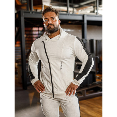 Kapuzenpullover K097 hellgrau MITARE PRO MAN