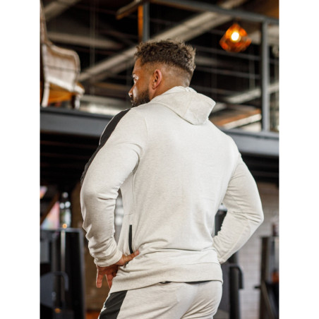 Kapuzenpullover K097 hellgrau MITARE PRO MAN