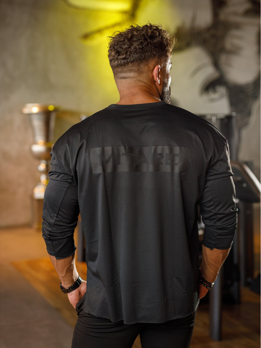 Langarm-T-Shirt K101 schwarz MITARE PRO MAN