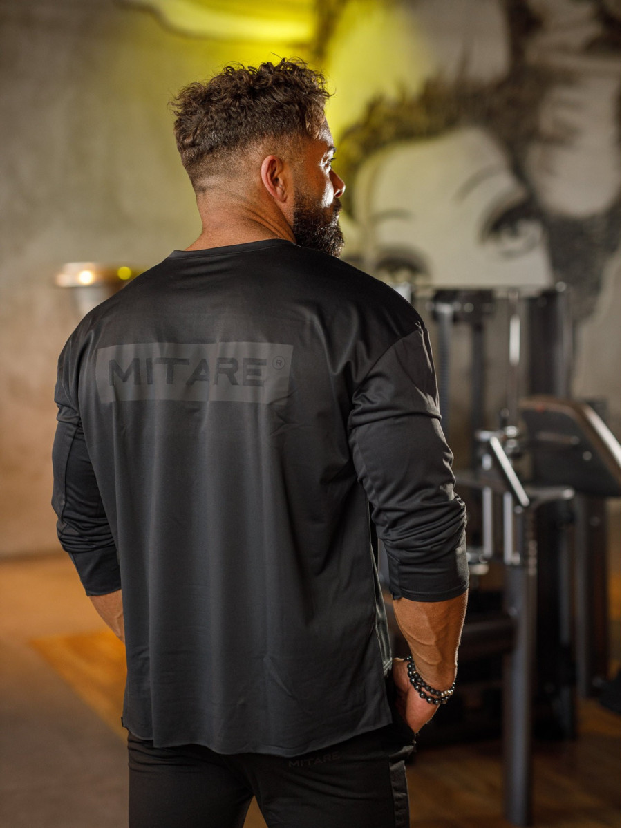 Langarm-T-Shirt K101 schwarz MITARE PRO MAN