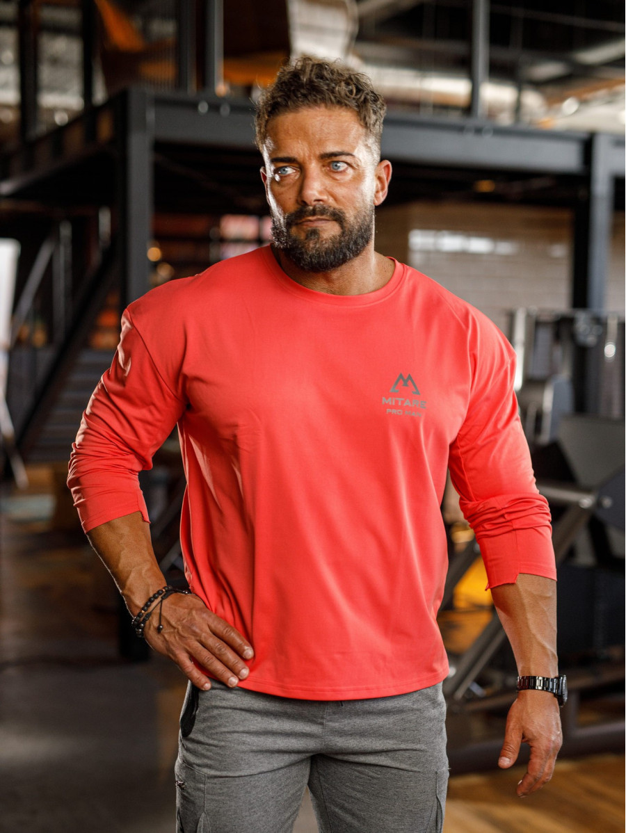 Langarm-T-Shirt K101fuchsie MITARE PRO MAN