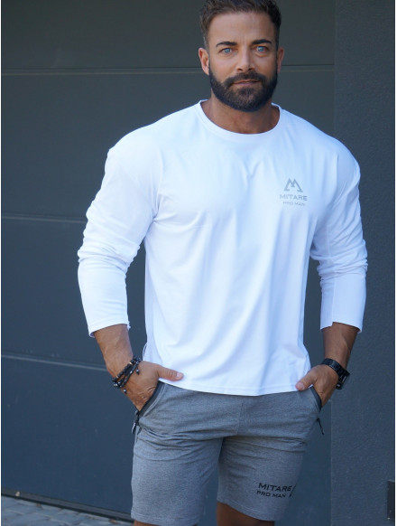 Langarm-T-Shirt K101weiß MITARE PRO MAN 2