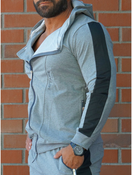 Kapuzenpullover K097 dunkelgrau MITARE PRO MAN 2