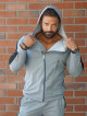 Kapuzenpullover K097 dunkelgrau MITARE PRO MAN