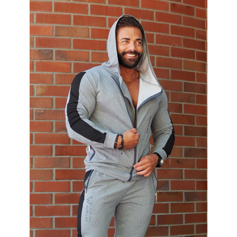 Kapuzenpullover K097 dunkelgrau MITARE PRO MAN
