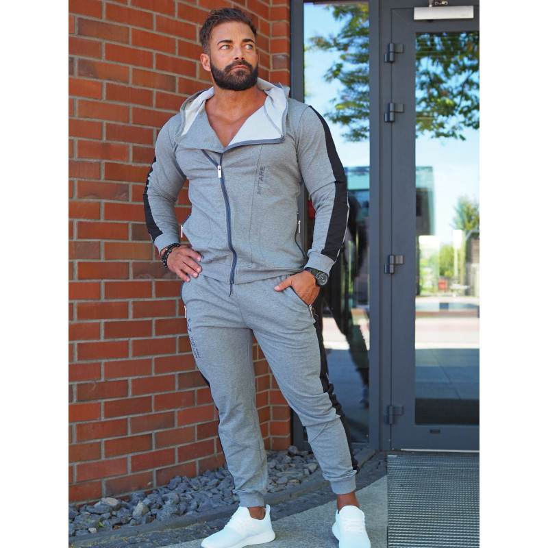 Kapuzenpullover K097 dunkelgrau MITARE PRO MAN
