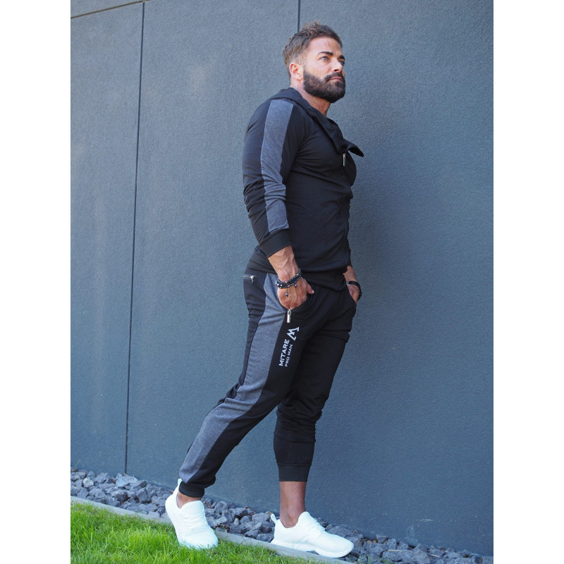 Kapuzenpullover K097 schwarz MITARE PRO MAN