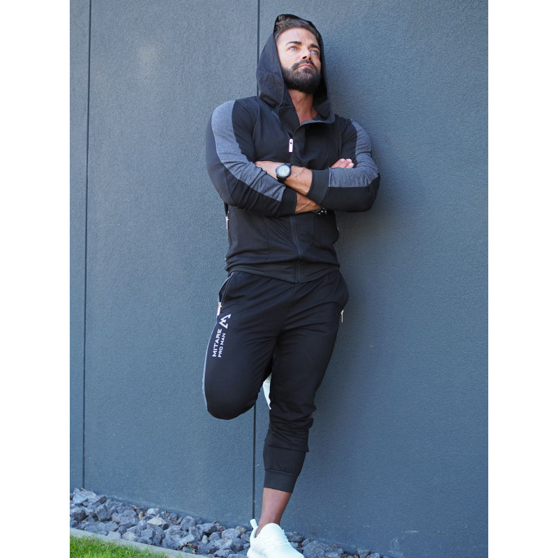 Kapuzenpullover K097 schwarz MITARE PRO MAN