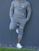 Kapuzenpullover K088 dunkelgrau MITARE PRO MAN