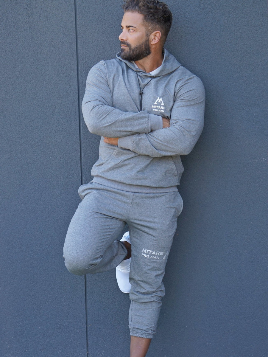 Kapuzenpullover K088 dunkelgrau MITARE PRO MAN