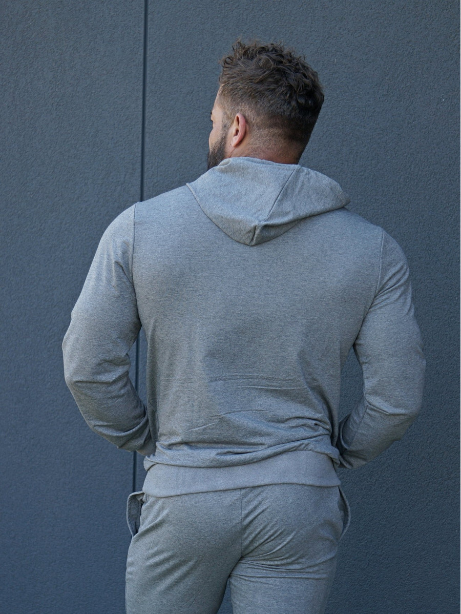 Kapuzenpullover K088 dunkelgrau MITARE PRO MAN