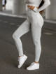 Seamless leggings PUSH UP MAX MARBLE K111 hellgrau MITARE