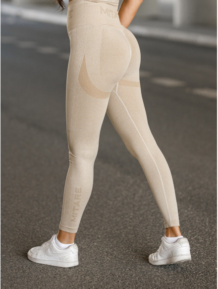 Seamless leggings PUSH UP MAX K001 beige MITARE 2