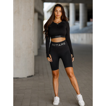 Nahtlose Shorts PUSH UP MAX K077 schwarz MITARE