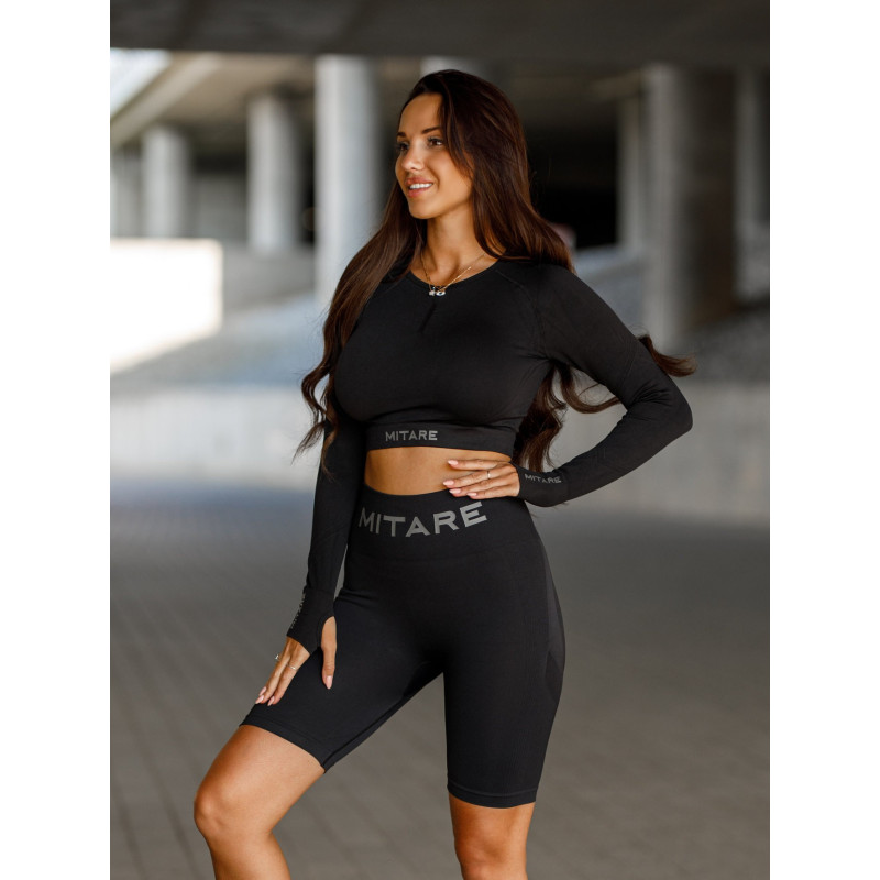 Nahtlose Shorts PUSH UP MAX K077 schwarz MITARE