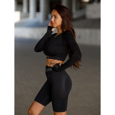 Nahtlose Shorts PUSH UP MAX K077 schwarz MITARE