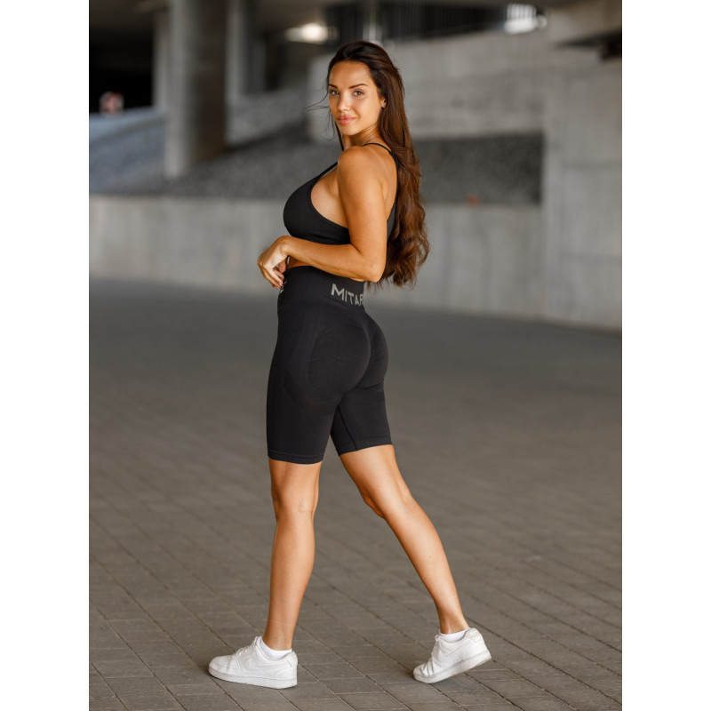 Nahtlose Shorts PUSH UP MAX K077 schwarz MITARE