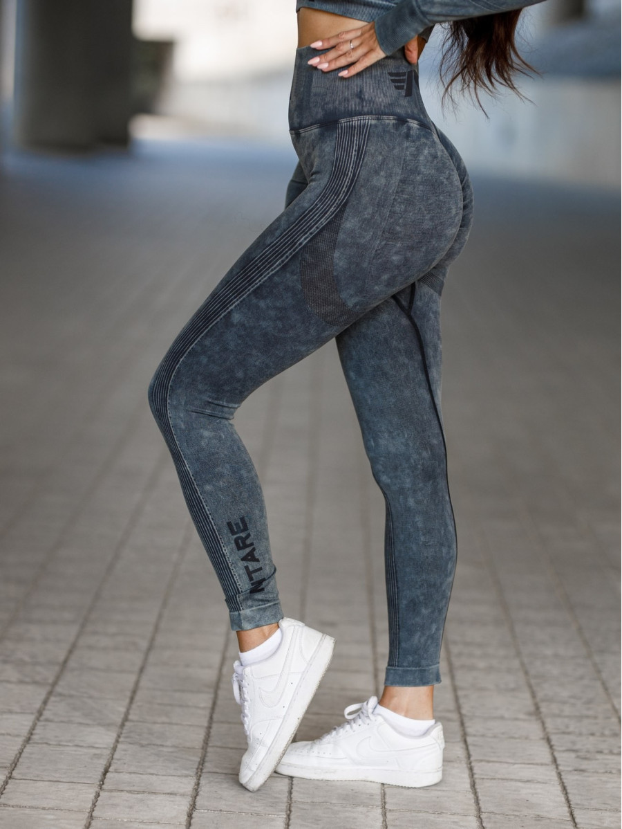 Formende Schlankheits-Leggings PUSH UP MAX MARBLE K111A schwarz MITARE