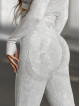 Formende Schlankheits-Leggings PUSH UP MAX MARBLE K111A hellgrau MITARE