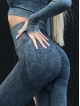 Formende Schlankheits-Leggings PUSH UP MAX MARBLE K111A schwarz MITARE