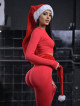 Formende Schlankheits-Leggings PUSH UP MAX ANGEL K001A rot MITARE