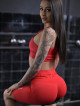 Nahtloser BH PUSH UP MAX K002 rot MITARE
