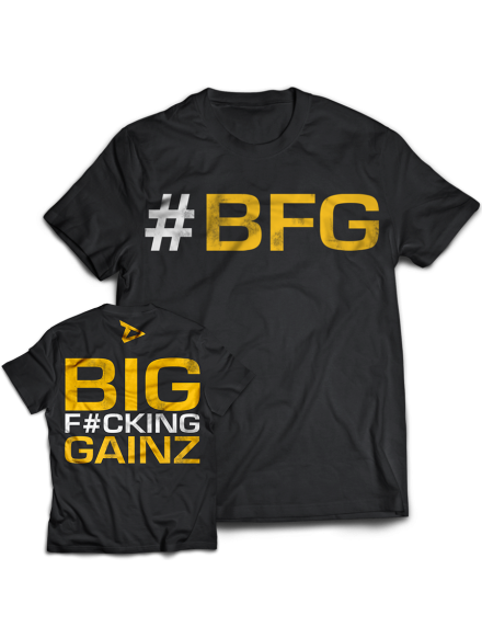 T-shirt BIG FUCKING GAINZ MODEL D019 DEDICATED