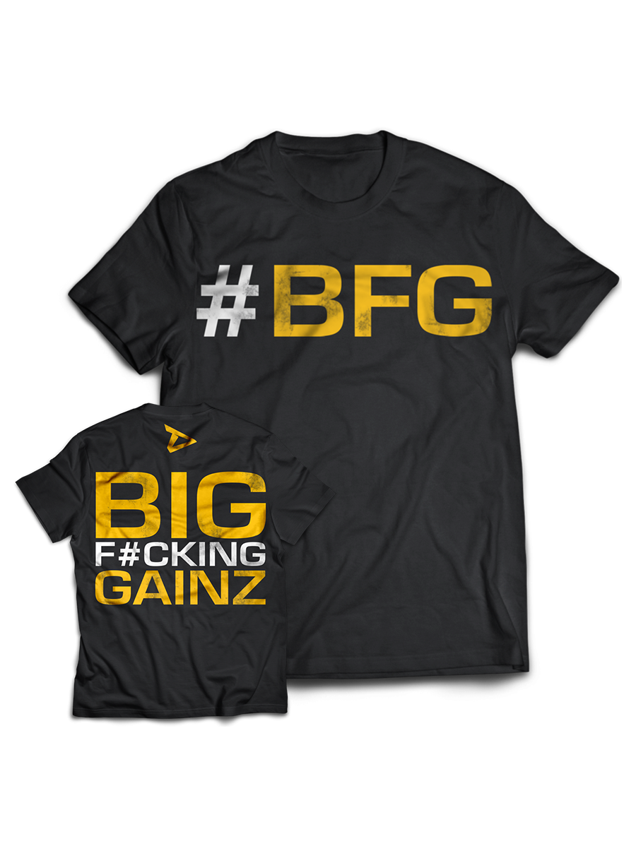 T-shirt BIG FUCKING GAINZ MODEL D019 DEDICATED