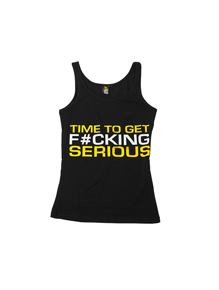 Tank top WOMAN TIME TO GET SERIOUS MODEL D036 DEDICATED