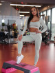 Nahtloses Crop Top DREAM K107 olive MITARE
