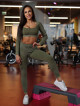 Formende Schlankheits-Leggings DREAM PUSH UP ANGEL K108A grün MITARE