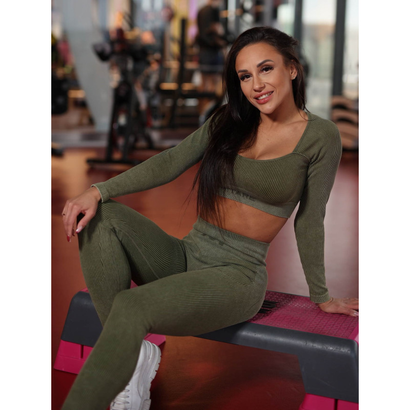 Formende Schlankheits-Leggings DREAM PUSH UP ANGEL K108A grün MITARE
