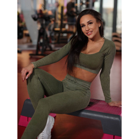 Formende Schlankheits-Leggings DREAM PUSH UP ANGEL K108A grün MITARE