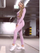 Formende Schlankheits-Leggings PUSH UP MAX ANGEL K001A helles lila MITARE