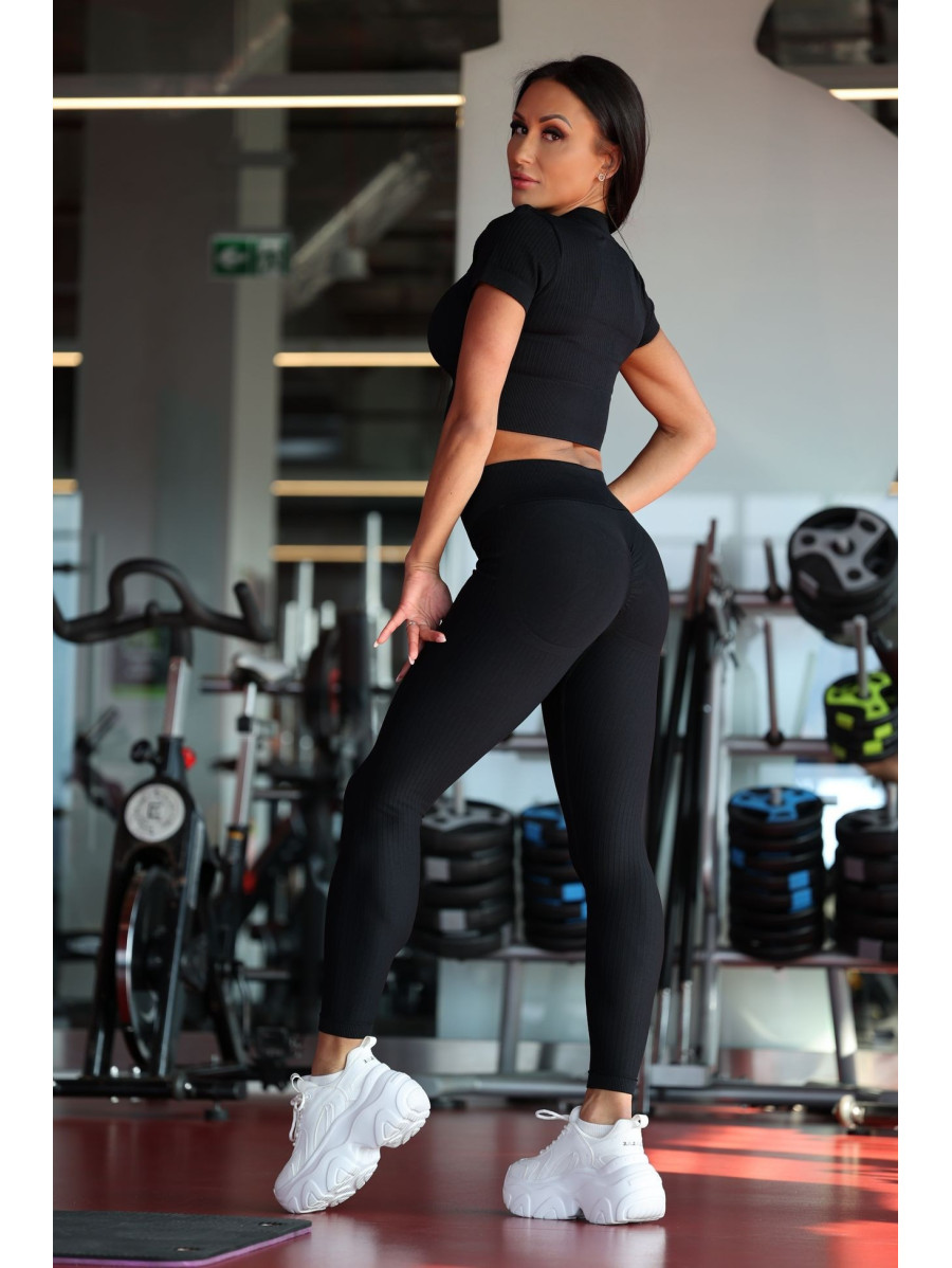 Formende Schlankheits-Leggings PUSH UP STREET COLLECTION K127 schwarz MITARE