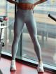 Formende Schlankheits-Leggings PUSH UP STREET COLLECTION K127 hell meergrün MITARE
