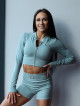 Crop Top STREET COLLECTION K125 hell meergrün MITARE