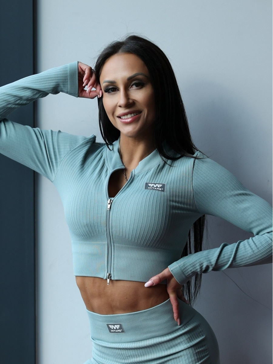 Crop Top STREET COLLECTION K125 hell meergrün MITARE