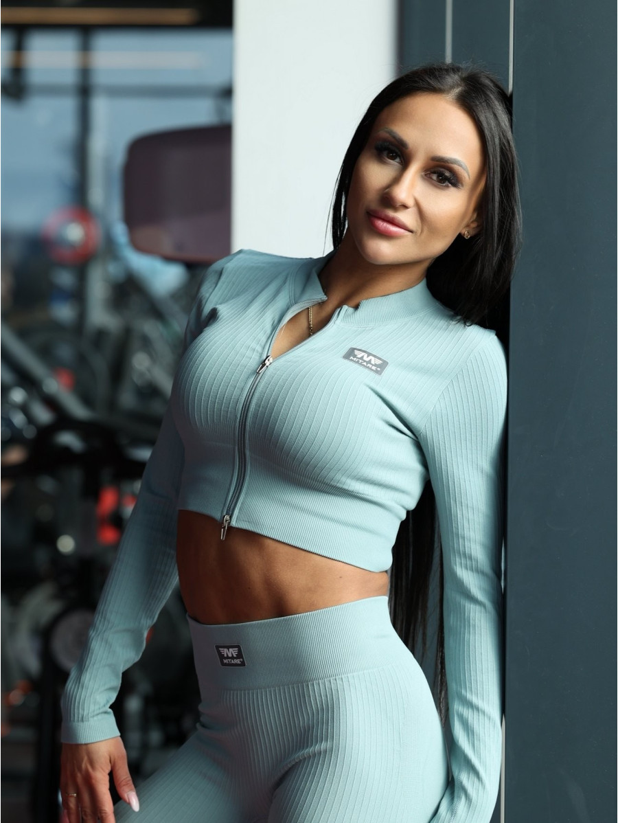 Crop Top STREET COLLECTION K125 hell meergrün MITARE