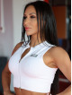 Ärmelloses T-Shirt STREET COLLECTION K123 Weiss MITARE