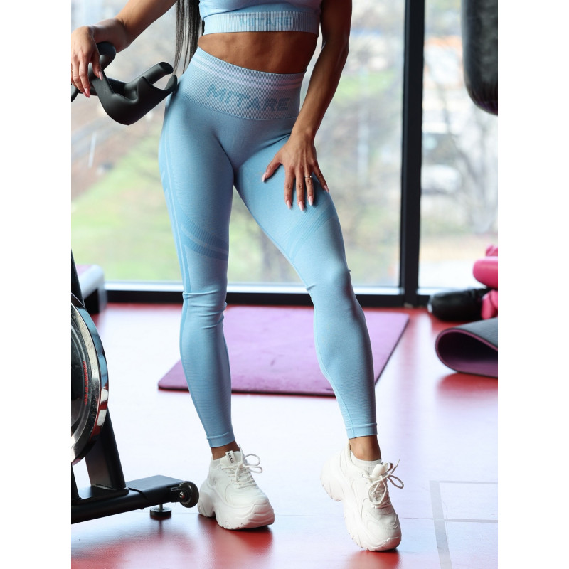 Seamless leggings SLIM PUSH UP K078 blau MITARE