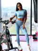 T-Shirt SLIM PUSH UP K117 blau MITARE