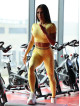 Seamless leggings SLIM PUSH UP ANGEL K078A gelb MITARE
