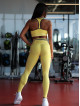 Seamless leggings SLIM PUSH UP ANGEL K078A gelb MITARE