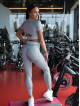 Seamless leggings SLIM PUSH UP K078 grau MITARE