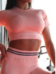 T-Shirt SLIM PUSH UP K117 lachs MITARE
